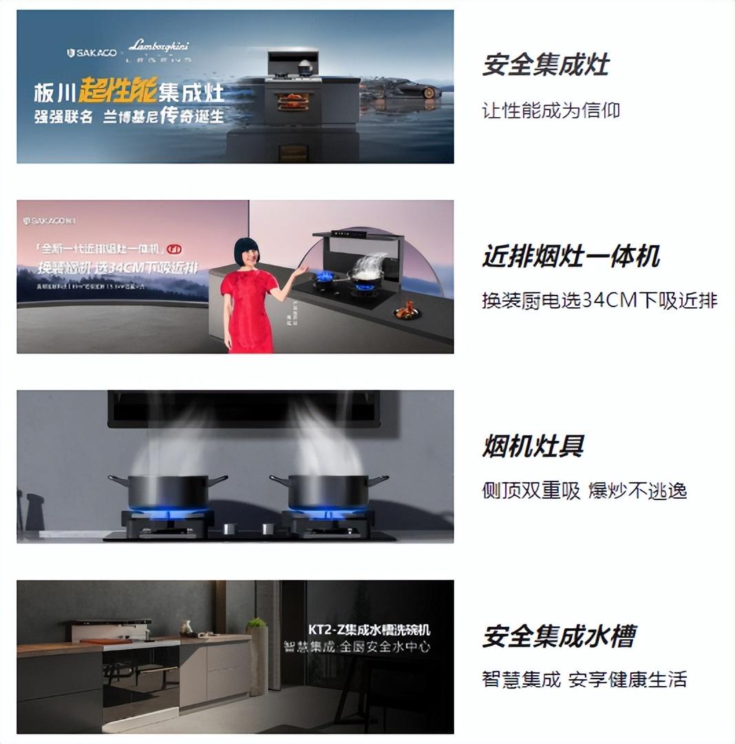板川安全集成廚房：全品類產品線的創新與卓越